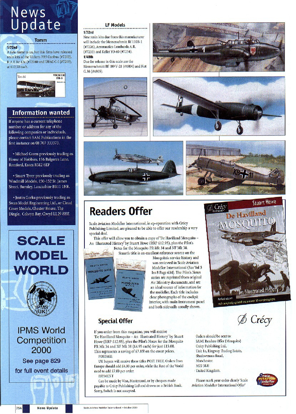 Scale Aviation Modeller International 2000-10